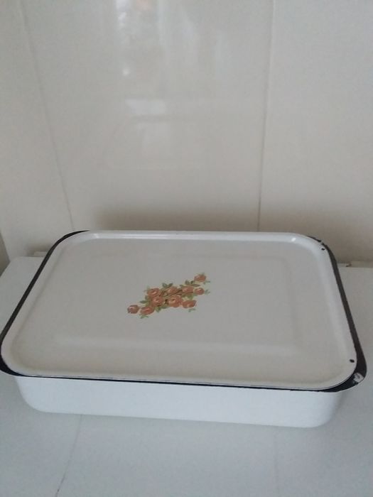 Эмалированные лотки большие