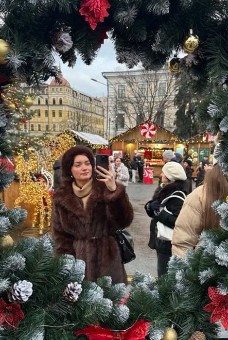 Хутряна пов'язка з лисиці меховая повязка