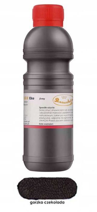 RENOSKÓR farba lakier do skóry Gorzka Czekolada 200ml