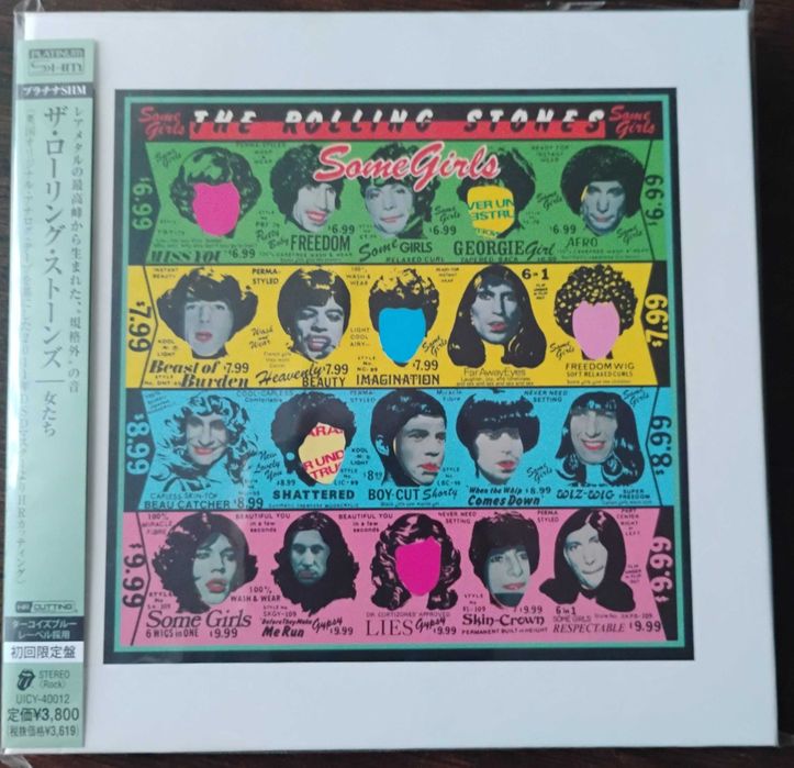 Rolling Stones Some Girls Platinum SHM CD Limit.Edit. 2013 Japan MINT