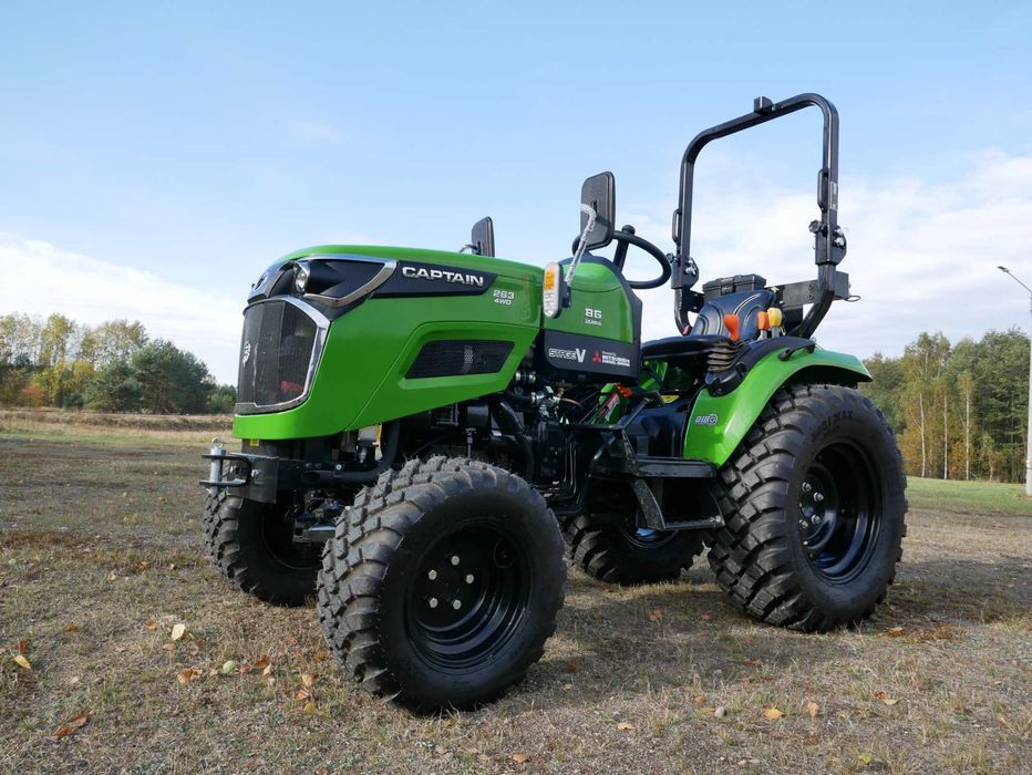 Traktorek 3 cylindry Captain MITSUBISHI 3 cylindry dostawa Homologacja