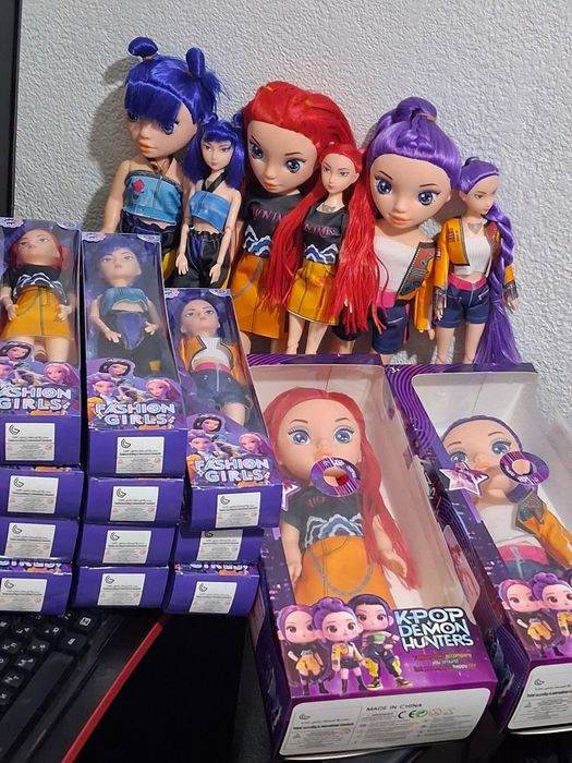 Музичні  ляльки K-Pop Demon Hunters Кейпоп мисливці на демонів 30 см