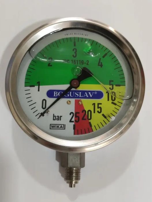 Манометр 25 BAR м-13мм (107 мм) 56: 26.5.