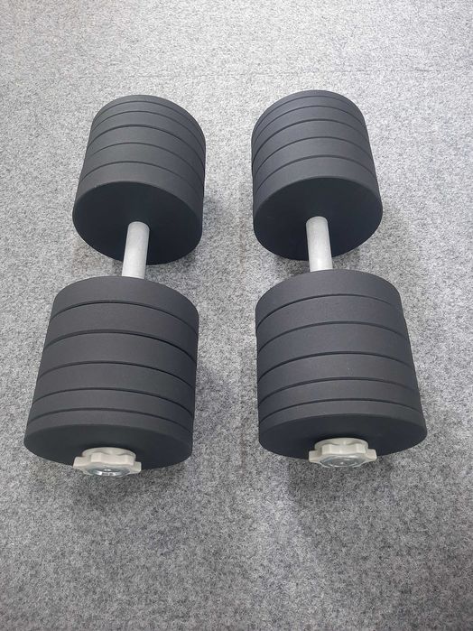 Т89 Гантелі металеві наборні 12-100 кг metal color Гантелі композитні