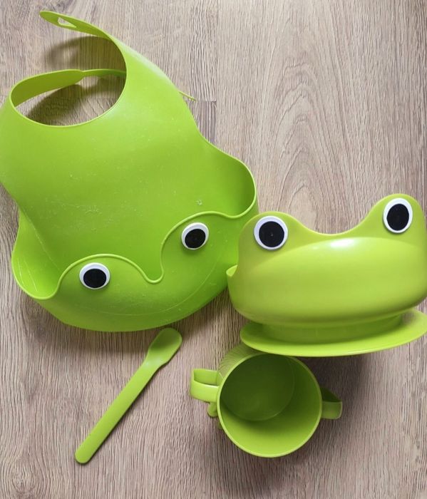 Zestaw naczyń dla niemowlaka IKEA nowy