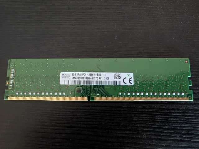 Memória RAM 8GB DDR4 2666MHz UDIMM SK hynix