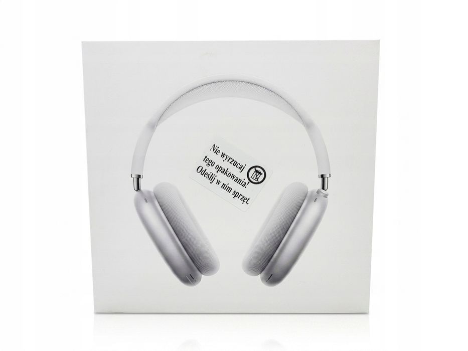 Słuchawki bezprzewodowe apple airpods max silver