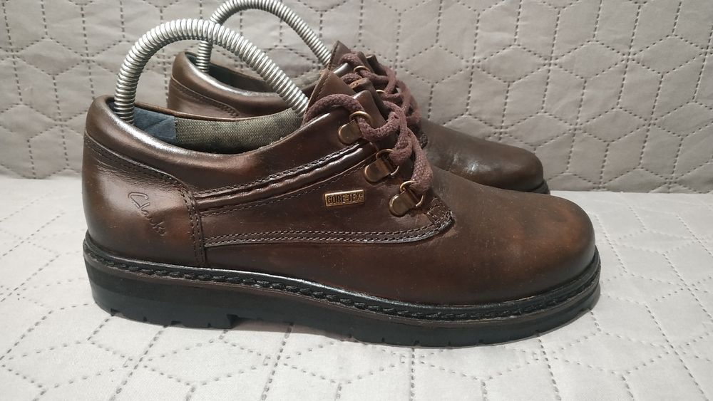 Шкіряні термо туфлі CLARKS GORE-TEX, 38,5 р., 25 см