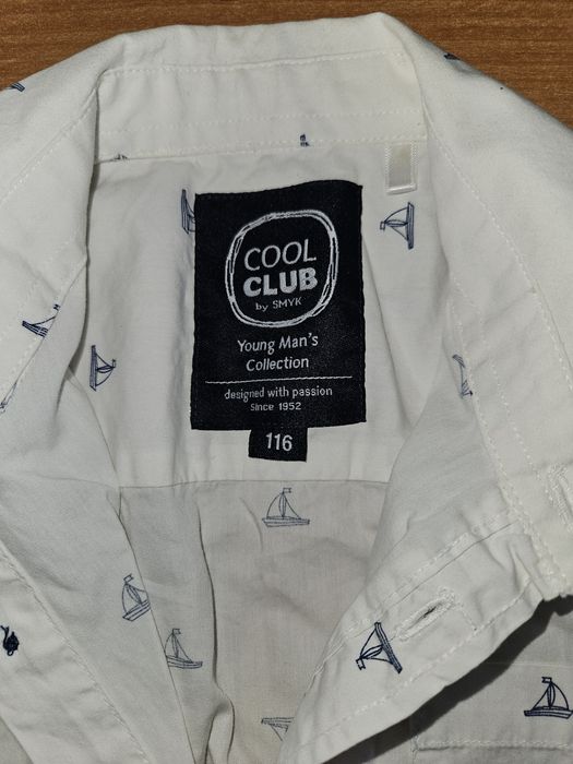 Koszula dla chlopca firmy cool club roz.116-stan bardzo dobry