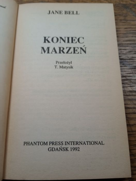 Koniec marzeń. Jane Bell