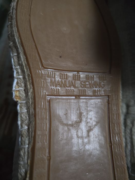 Espadryle nowe 41, unisex, białe.