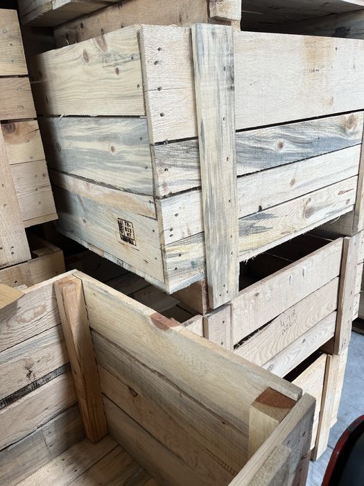 Solidne Drewniane Skrzynie Transportowe Ogrodowe Magazynowe