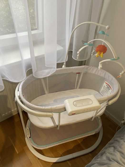 Łóżeczko / Kołyska niemowlęca Fisher-Price Soothing Motions Bassinet z wibracjami i melodyjkami