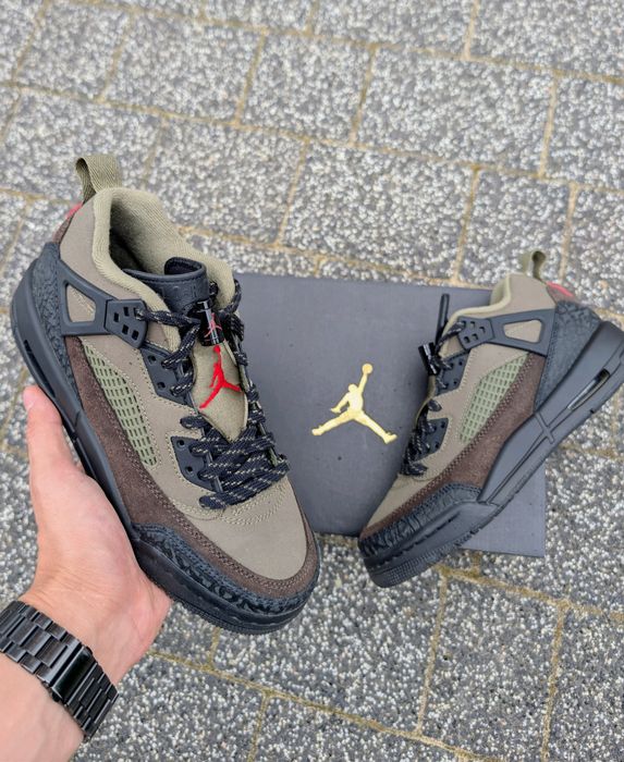 Buty Jordan Spikez LOW (GS) zielone czarne rozmiar 38