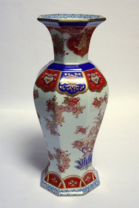 Jarra Vista Alegre, decoração "Samurai", modelo "Tomé". Envio grátis.