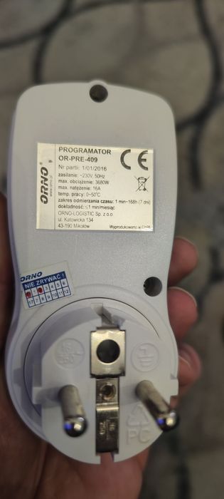 Programator czasowy Orno OR-PRE-409