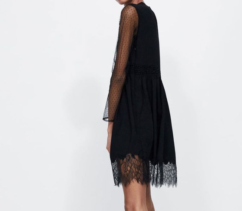 Czarna sukienka ZARA rozm. L NOWA