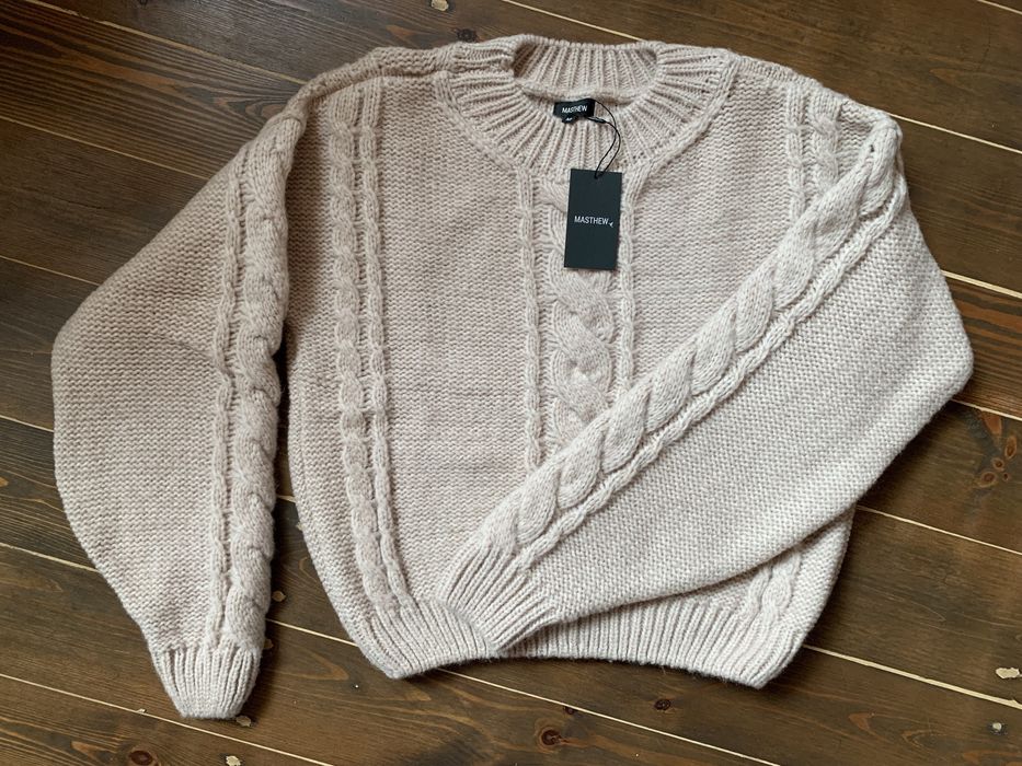 Sweter wełniany Zara rozmiar M oversize Masthew