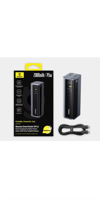 Baseus Power Bank 145W 20800mAh PD 100W Швидка зарядка для ноутбука