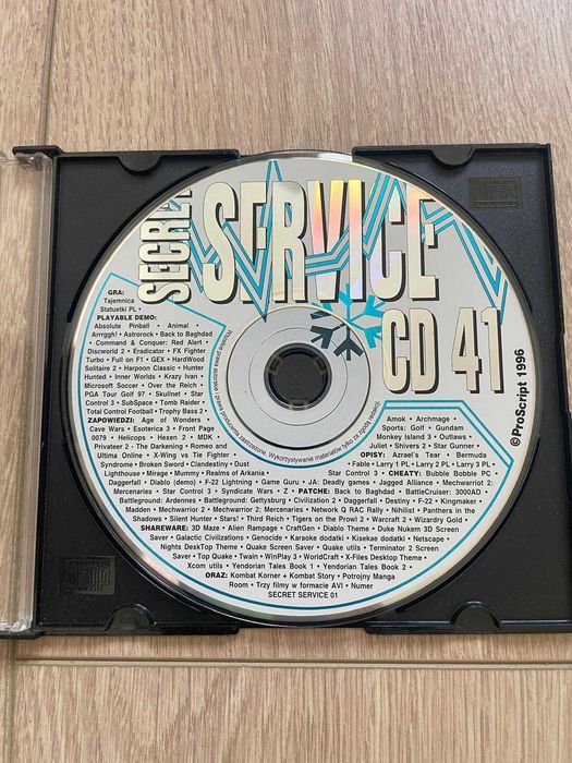 Secret Service CD 41 (1996) | Diablo, Tomb Raider, Warcraft 2