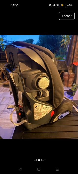 Cadeira auto marca e contra marcha com suporte de segurança