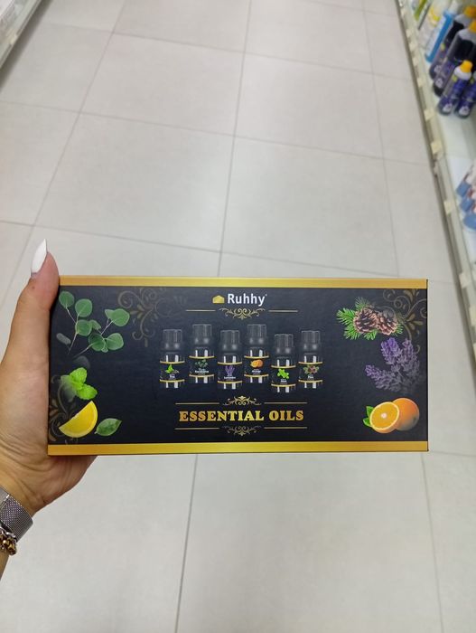 Conjunto de Óleos de Fragrância Naturais - 6 Aromas (10ml)