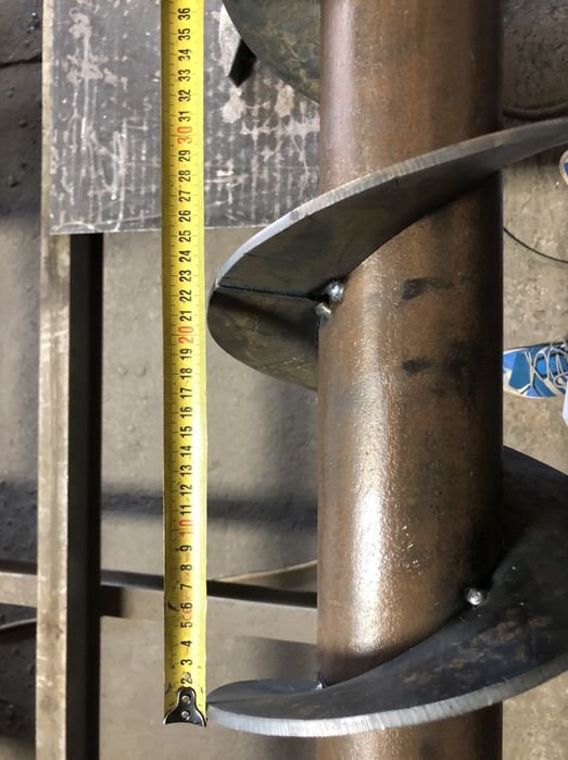 Сегменты шнека. Перо шнека. Виток шнека. Зернопогрузчик.