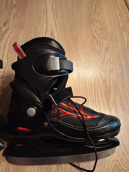 Łyżwy dziecięce hokejowe Broyx regulowany rozmiar 34-37