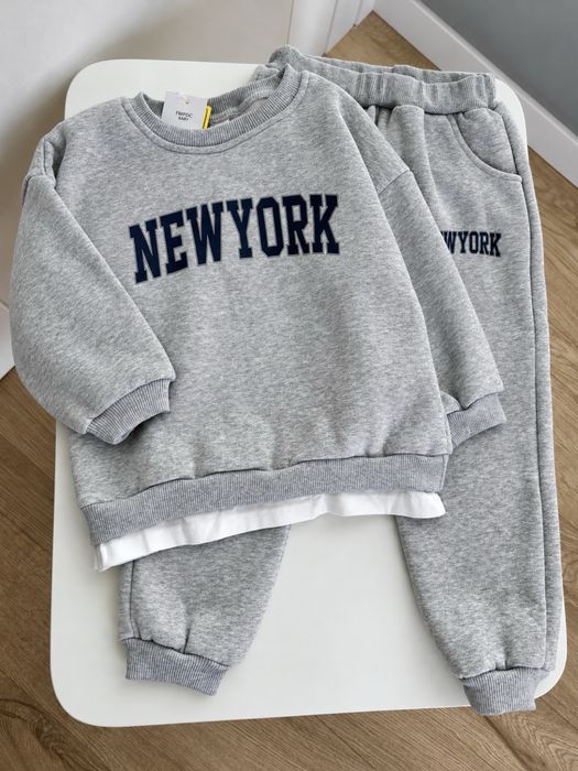 Дитячий теплий флісовий костюм New York 98, 104