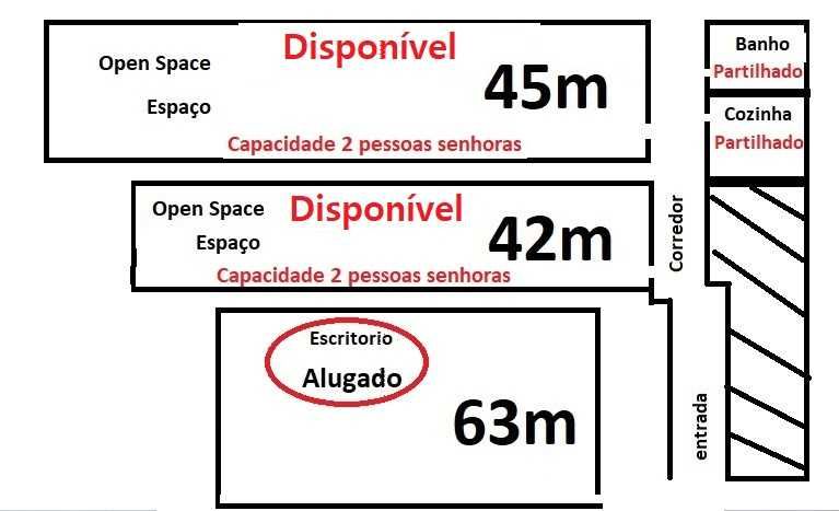 Quarto Espaço / Open Space 42m