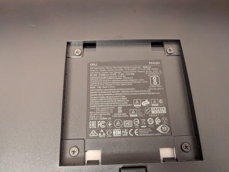 Dell P2419H 24" Full Hd IPS 60Hz