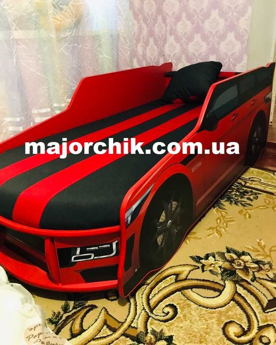 Ліжко машина с матрасом Джип ПРЕМИУМ Гламур Рендж Ровер БМВ Ауди
