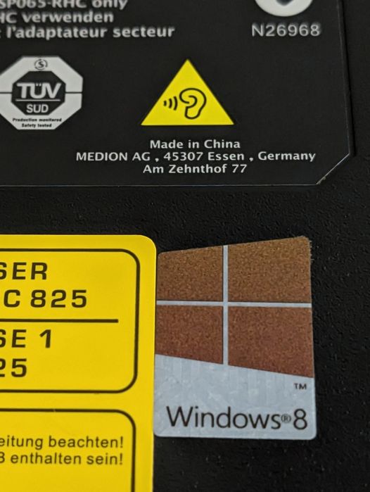 Ноутбук Medion Core i3 6GB 320GB 15.6" Швидкий на windows 10