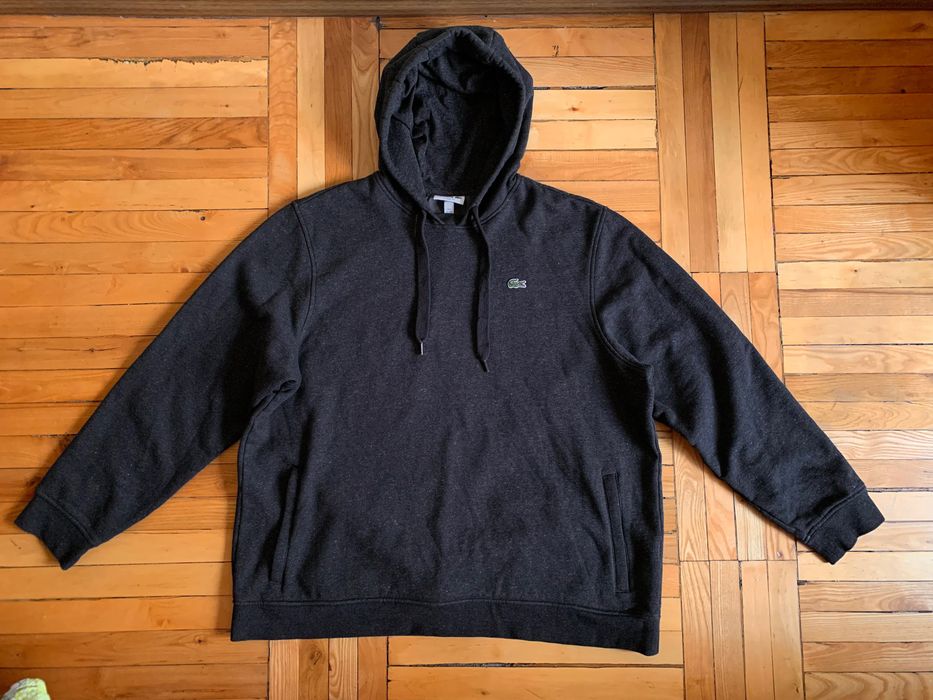 Шикарная мужская кофта с капюшоном худи Lacoste Classic Fit Fleece Hoodie оригинал