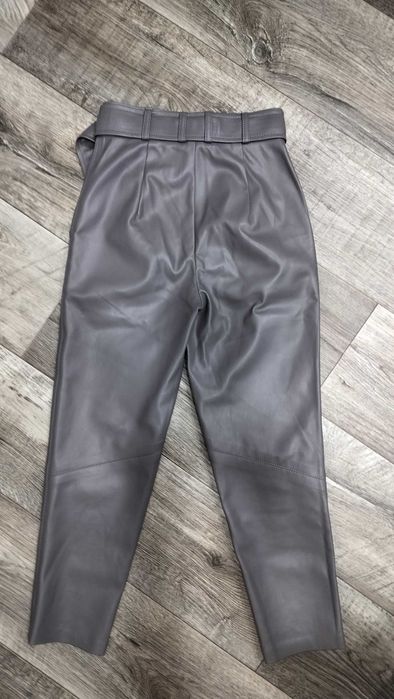 Шкіряні брюки штани на утепленні