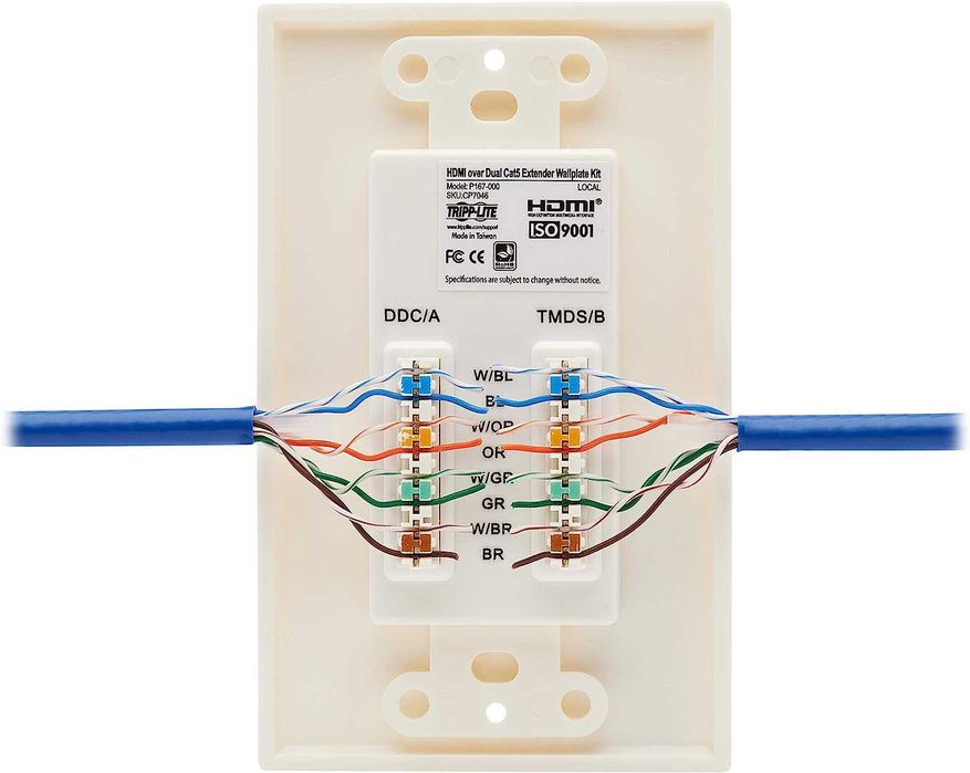 HDMI передатчик по витой паре Tripp Lite HDMI Cat5/Cat6 Wall Plate (Остался последний комплект!!!)