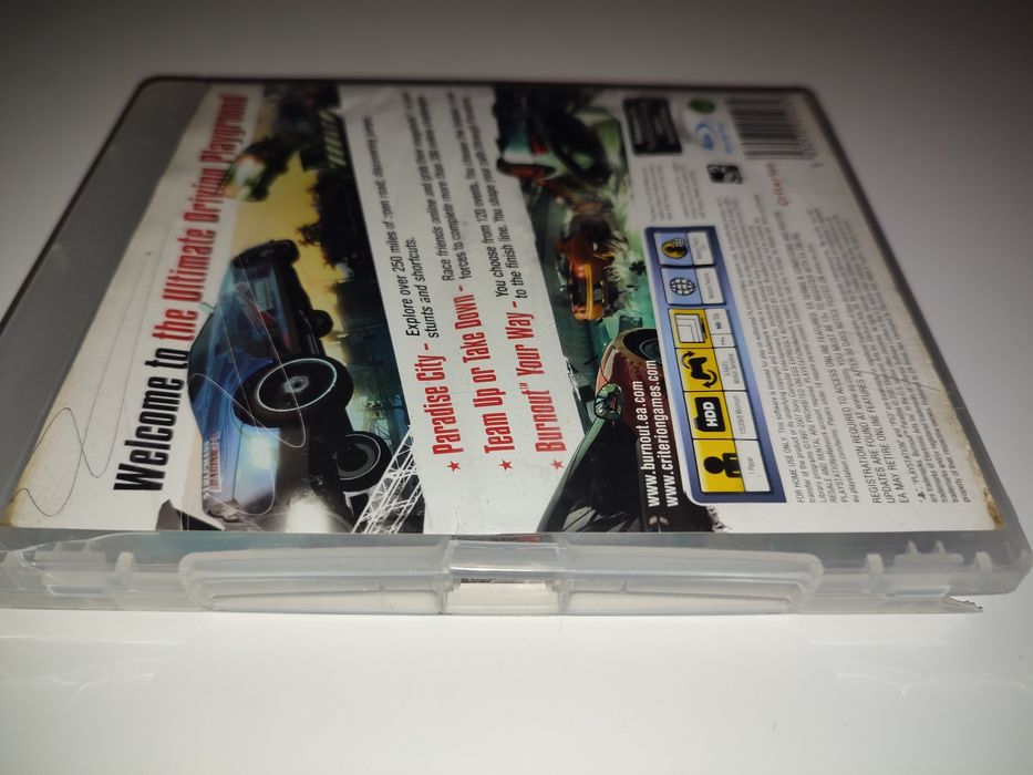 Gra Ps3 Burnout Paradise gry PlayStation 3 wyścigi NFS  GOW Driver