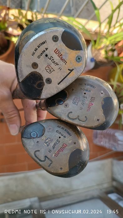 Um set  para o jogo de  GOLFE