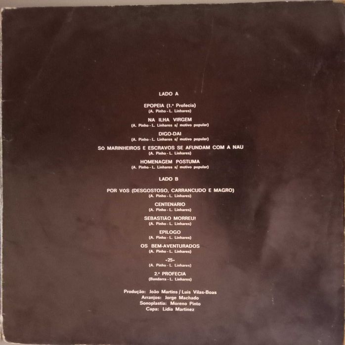 Filarmónica Fraude	- - - - -	Epopeia	- - - - -	LP