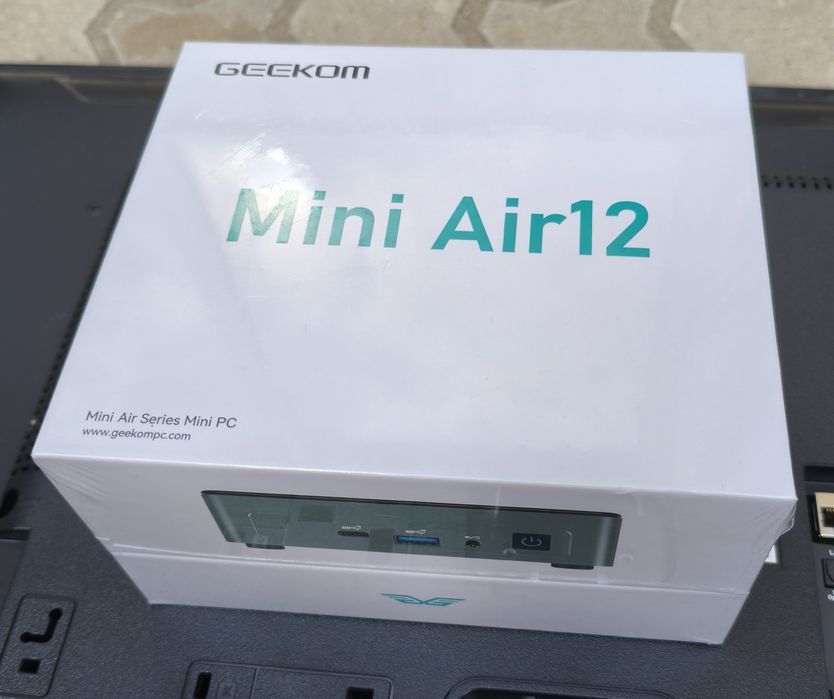 Неттоп міні Пк mini PC Geekom Mini Air 12 DDR 5 16Gb SSD M.2 512Gb UHD Graphics Intel Windows 11 Pro ліцензія новий міні комп'ютер Nuc