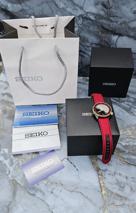 Годинник SEIKO 5 X street fighter v KEN limited edition SRPF20K1