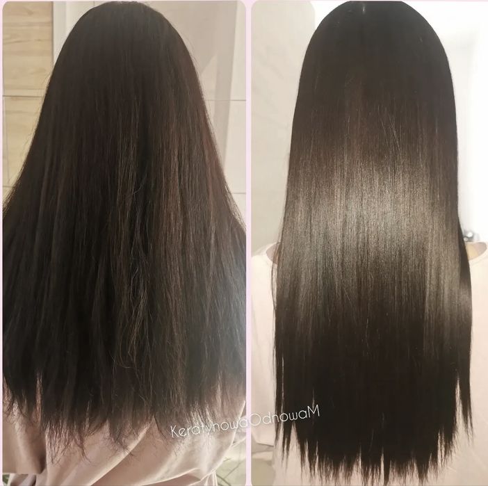 Keratynowe prostowanie włosów