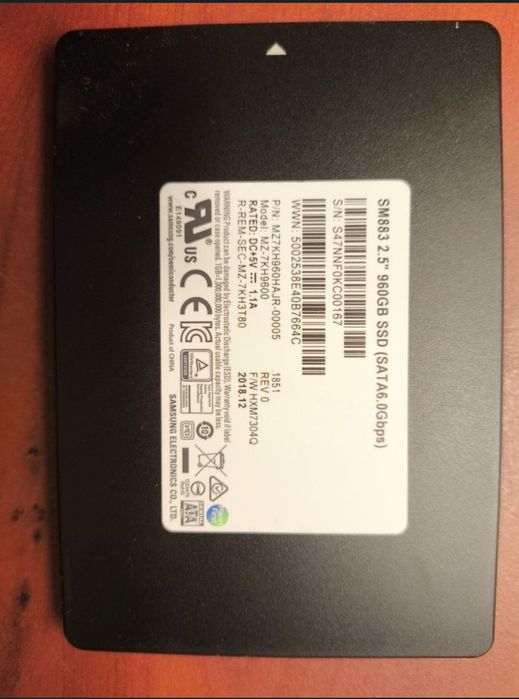 Dysk Samsung 960GB SSD 2.5"