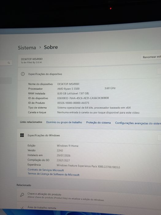 Computador gaming 3060TI