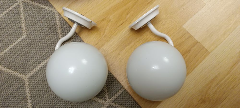 Kinkiety kule szklane