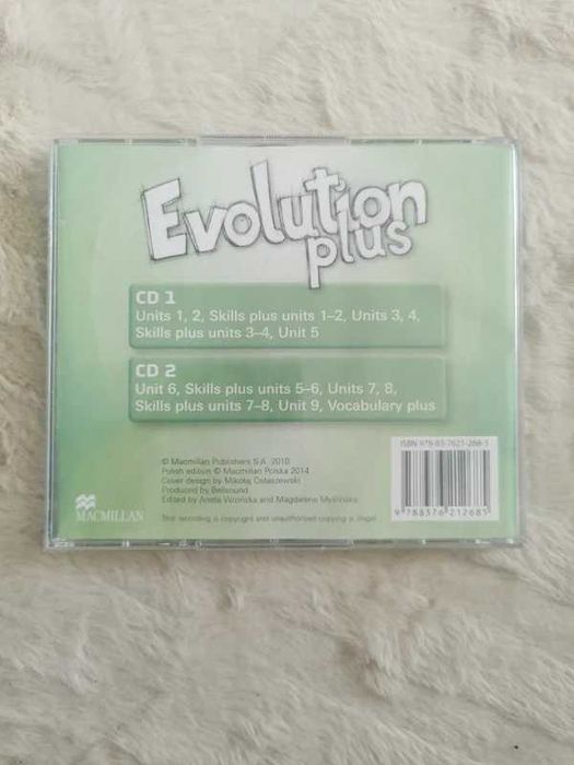 Płyty audio cds do podręcznika Evolution plus 2