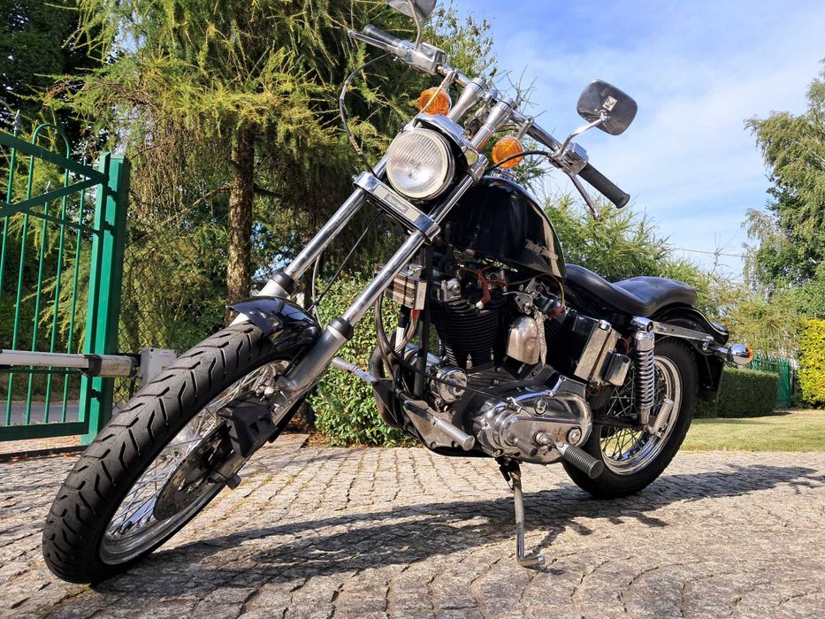 Harley Davidson Ironhead Shovelhead Sportster 1977