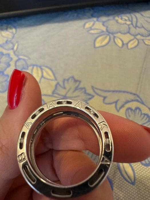 Кольцо из белого золота