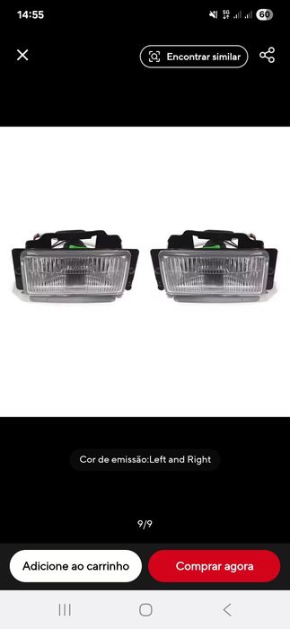 Farois nevoeiro opel monterey e opel frontera B