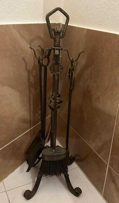 Conjunto de acessórios de lareira